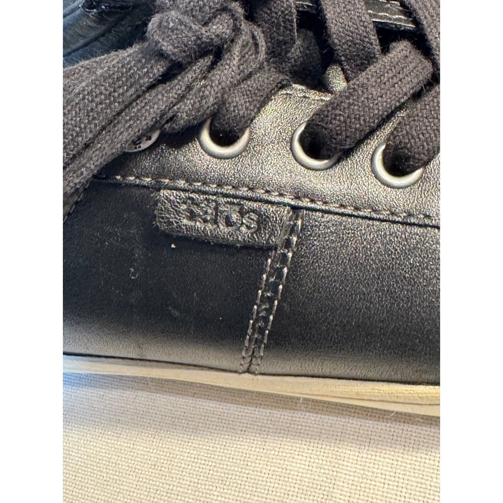 Taos Plim Soul Lux Women Sneaker Black Leather Lace Up Sz 7 comfort walking shoe - Picture 4 of 10